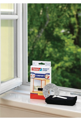 Sineklik Yedek Rulo, Cırt Bantlı, Comfort, Pencere İçin, Kesilerek Ayarlanabilir, Beyaz, 5,60 M