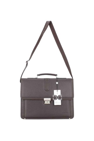 Case Club 2011 Evrak Tipi Erkek El Ve Omuz Çantası Kahverengi