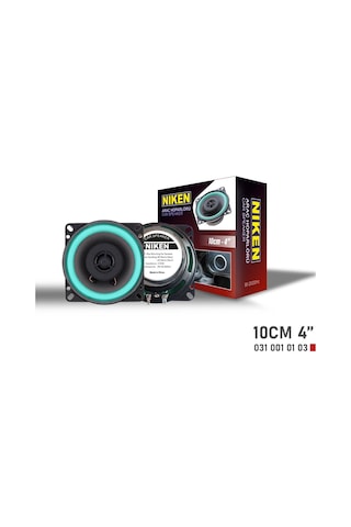 Araç Hoparlörü Kolon 10Cm 4Inc 80Watt Niken 2 Adet