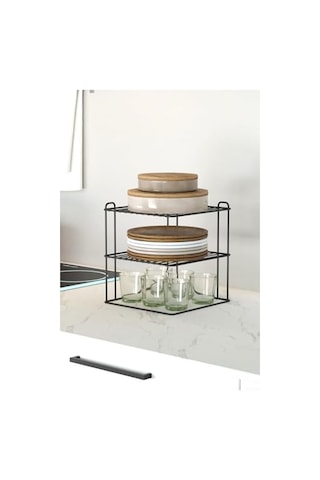 Banyo Ve Tezgah İçin 3 Katlı Tabak Düzenleyici Organizer 7009