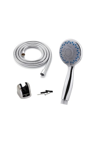 Qianfan 3 Fonksiyonlu Duş Seti - Mafsallı Askılı Spiral Siyah