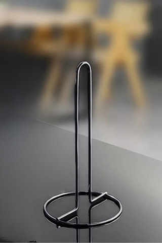 Siyah Metal Dik Havlu Peçetelik Standart Ve Büyük Boy Rulo İçin Uygun Siyah Metal Diğer