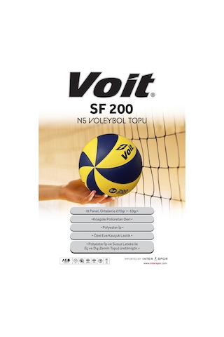 Voit Sf 200 N 5 Voleybol Topu Mavi - Sarı