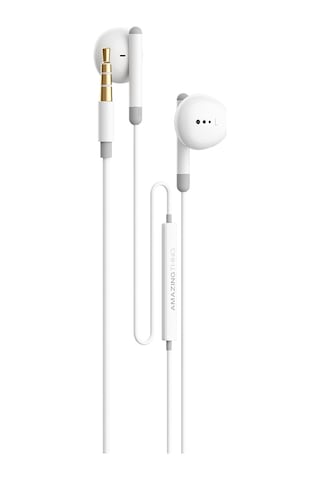 Amazingthing 3.5mm Kulak İçi Kablolu Kulaklık 1.2m Beyaz