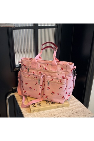 Kadınbüyük Kapasiteli Omuz Çantası Moda Uygun Moda Pembe Pink