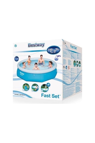 Bestway 57266 Büyük Şişme Havuz 305x76cm Çok Renkli