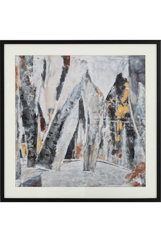 Perıo Çerçeveli Cam Tablo 80x80cm