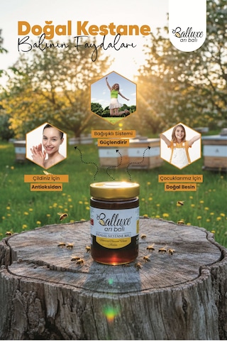 Balluxe Premium Doğal Kestane Balı Net: 850 G