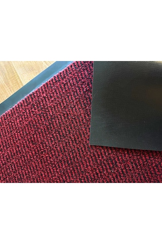 Kapı Önü Paspas Nem Alıcı Paspas 80x120 Cm Bordo