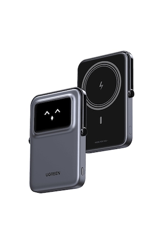 Ugreen Uno Magsafe Wireless 5.000 Mah 20w Hızlı Şarj Powerbank, Siyah 35605b Siyah