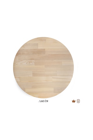 Yuvarlak Ahşap Plaka Masa Ve Sehpa Tablası