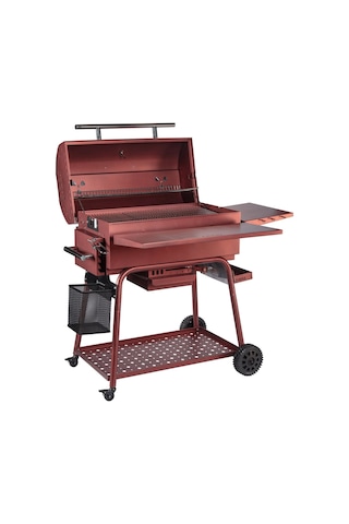 Igrıll Barbekü Elite 740 Mm Kömürlü Mangal Kırmızı