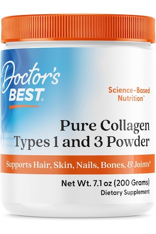 Doctor's Best Pure Collagen Types 1 & 3 Promotes Healthy Skin Hair & Nails Bone & Joint Support 200 G Aromasız
