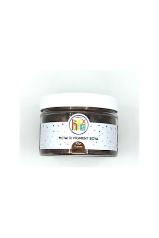 Epoksi Reçine Metalik Sedefli Pigment Toz Boya Kahve Rengi 50 Gr