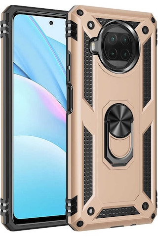 Xiaomi Mi 10T Lite 5G Kılıf Zore Vega Yüzük Standlı Zırh Kılıf