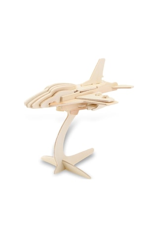 Woodcraft Ahşap Maket  F-16 Fighter Plane 3D Maket