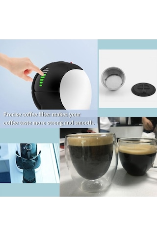 Dancemonkey Paslanmaz Çelik Yeniden Doldurulabilir Kahve Kapsülü - Dolce Gusto Uyumlu Diğer Modeller İçin Diğer