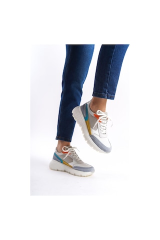 Mubiano Hakiki Deri Collection Kadın Spor Ayakkabı & Sneaker Gri -mcrgn6051-gr Gri