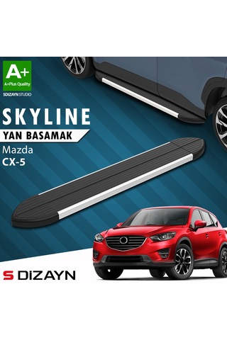 S-dizayn Mazda Cx-5 Skyline Aluminyum Yan Basamak 183 Cm 2012-2016 A+ Kalite