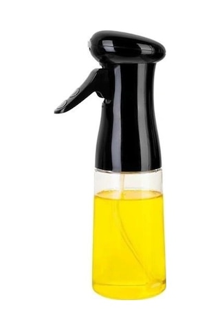 Buffer Çok Amaçlı Cam Şişe Püskürtmeli Dağıtıcı Yağdanlık Limonluk Sirke Sosluk Spreyi Siyah Çok Renkli