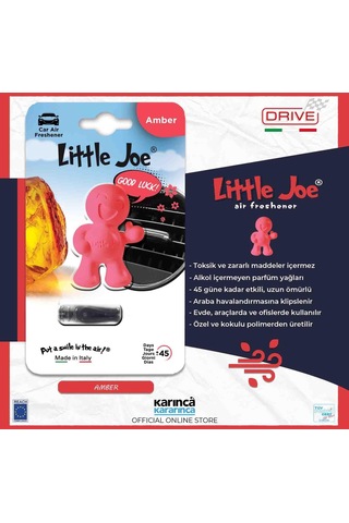 Little Joe Thums Up Amber Kalorifere Geçme Oto Kokusu Kehribar