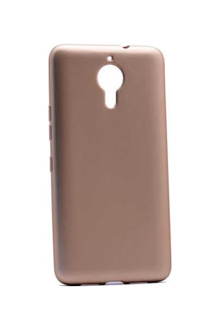 General Mobile 5 Plus Kılıf Zore Premier Silikon Kapak Gold