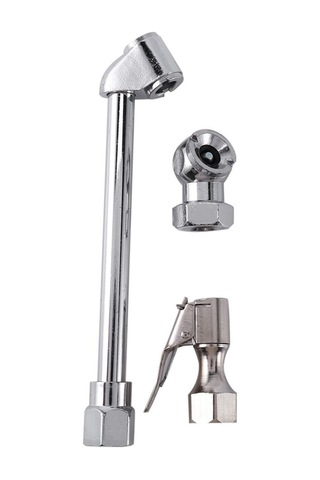 Tangshopping Adet Ağır Hizmet Silindir Seti-1/4 Inç Kapalı Bilyalı Hava Kelepçesi 1/4 Inç Npt Çift Kafalı Silindir Ve Kapalı Akış Lastik Kelepçesi