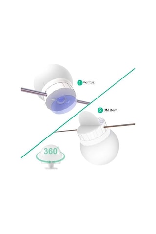 Hobibahçem Nostalji Hollywood Tarzı 10lu Makyaj Masası Aynası Beyaz Led Işıklı Lamba Usb Beyaz