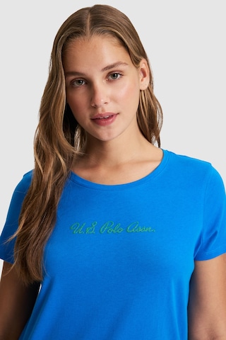 U.s. Polo Assn. Kadın Kobalt Tişört Basic 50323450-vr077