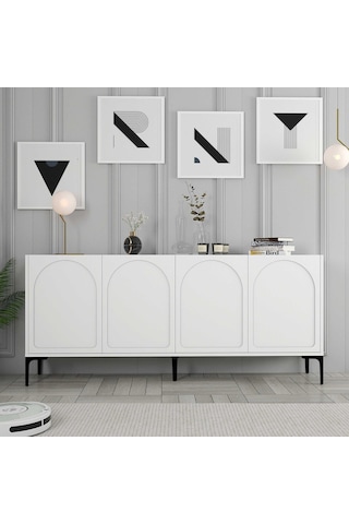 Variant Lyon Konsol - Beyaz / Siyah