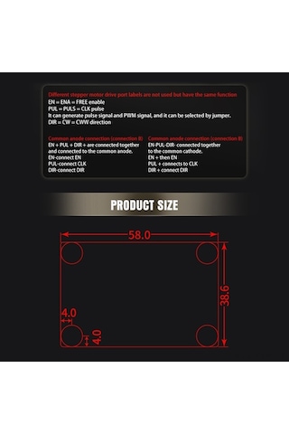 Pazly Mks Osc V1.0 Step Motor Kontrol Modülü - Pwm Sinyal Üretici İle 8-24v Hız Ayarlı