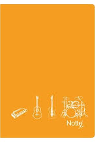 Notte Dikişli Plastik Kapak A4 40 Yaprak Müzik Defteri 10-138