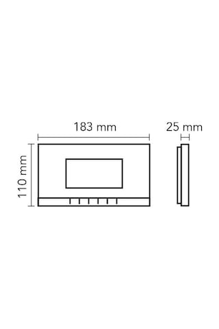 Audio 001140 Görüntülü Diafon 4.3 İnç Beyaz Gd-22