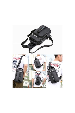 Haoshuai 1100-1 Omuz Çantası Sırt Çantası-Lacivert Lacivert