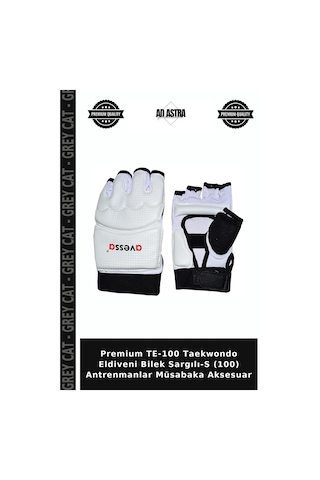 Premium Te-100 Taekwondo Eldiveni Bilek Sargılı-s 100 Antrenmanlar Müsabaka Aksesuar Çok Renkli