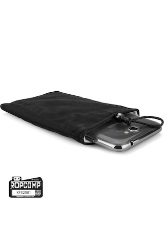 Ropcomp Taşıma Kılıfı Kadife Kumaş 21x14 Cm 7'' Tablet, 3.5" Hdd & 2.5" Harici Hdd Uyumlu
