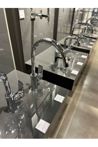 Tandem Banyo Lavabo Mutfak Bataryası Ve 53270 Tepe Duş Seti Gri