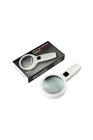 Büro Ev Ofis İçin 5x 95mm 3led Büyüteç Takı Okuma Para Kontrol Büyüteci