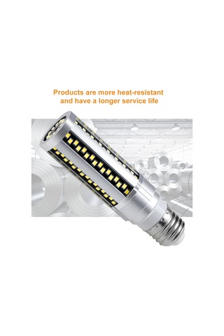 Yifomall E27 Yuvarlak Led Işık Kaynağı 15w Soğuk Beyaz 6000k Enerji Tasarruflu Aluminyum Ev Işığı Diğer