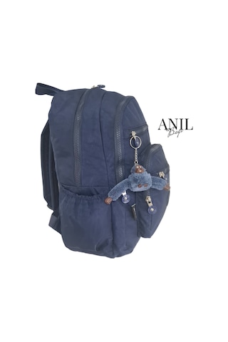 Anılbags Krinkıl Lacivert Kumaş Suya Dayanıklı Klinkır Sırt Çantası/laptop Lacivert