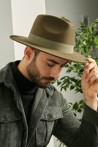 Superstorm Erkek Keçe Fedora Fötr Şapka