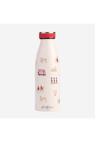 Krem Paslanmaz Çelik Termos 350 Ml