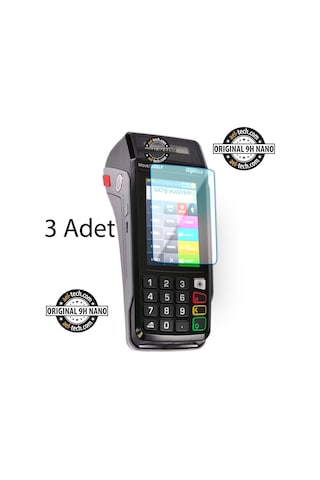 İngenico Move 5000f Yazar Kasa Pos Dokunmatik 9h Nano Ekran Koruyucu 3'lü Set