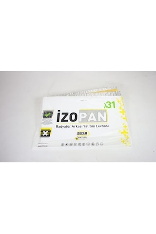 İzocam 2'li Folyolu Kalorifer-radyatör-soba Arkalığı İzopan 15mmx55cmx90cm