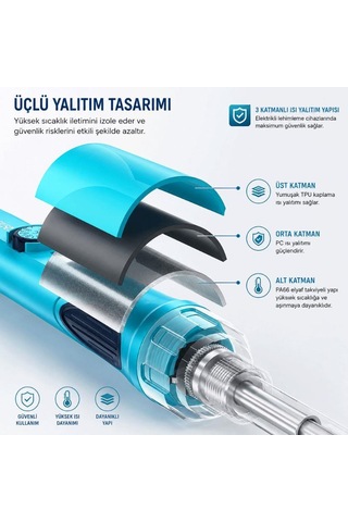Bakon Bk605s 60w Ayarlı Analog Kalem Havya