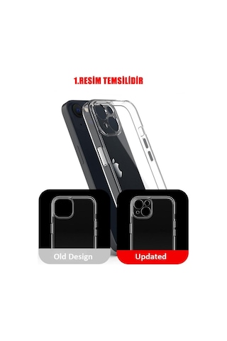Apple Uyumlu iPhone 14 Plus Kamera Korumalı Soket Şeffaf Kılıf