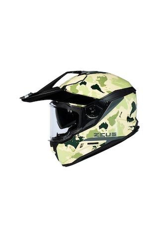 Zeus ZS-913 B6f Yellow Green Kapalı Kask