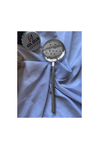 Gül Mutfak 4'lü Mutfak Servis Seti Kepçe-kevgir-spatula-kaşık 18/0 Kalite Paslanmaz Çelik Inox