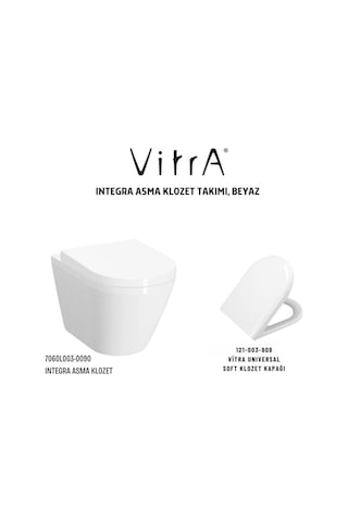 Integra Asma Klozet 7060l003-0090, VitrA Universal 2 Soft Klozet Kapağı 121-003-909