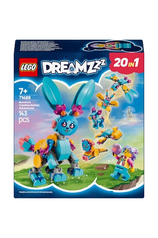 LEGO® DREAMZzz™ Bunchu’nun Hayvan Maceraları 71488 - 7 Yaş ve Üzeri Çocuklar için Oyuncak Tavşanlı Oyuncak Yapım Seti (143P)
